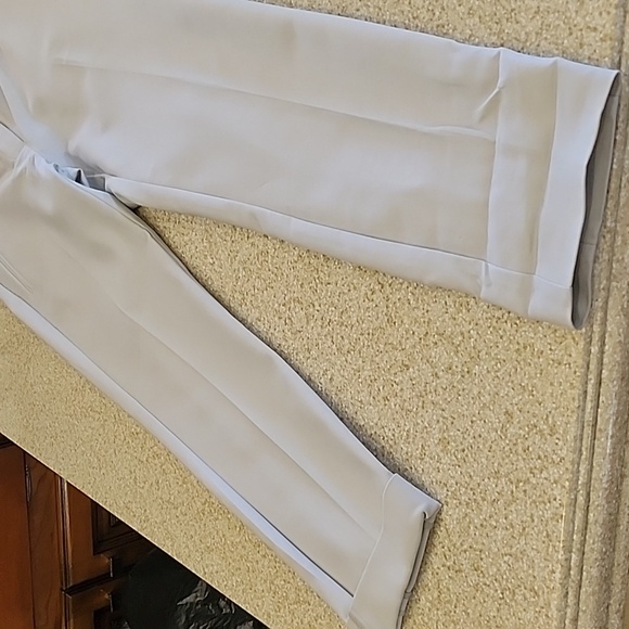 Bone White Kate Bi Stretch Cropped Dress Pants Size 6 - Picture 5 of 16